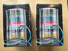 Bunch A Braclets Lot Of 2 Plastic Bangle Bracelets Various Colors 48 New 1985