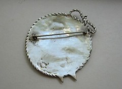 Hartmans Durango Sterling Silver Confederate General Soldier Cowboy Pin Badge