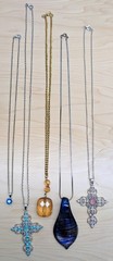 Lot Of 20 Vintage to Now Pendant Necklaces Jewelry