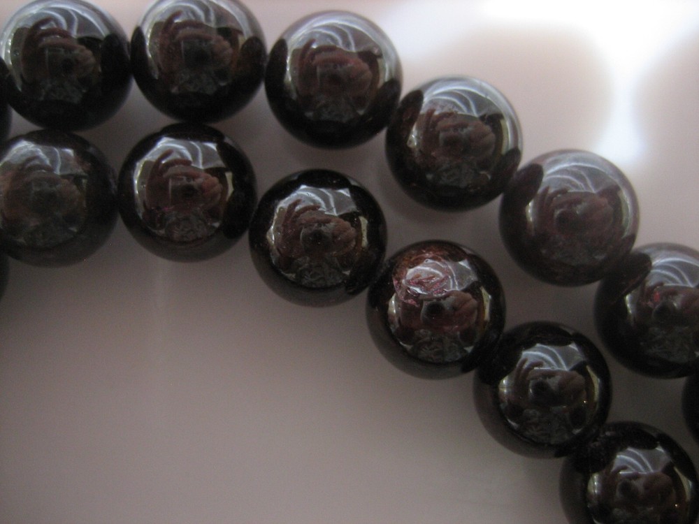 DESIGNER SIGNED BBJ 20″ 9MM BEADED 20″ NECKLACE