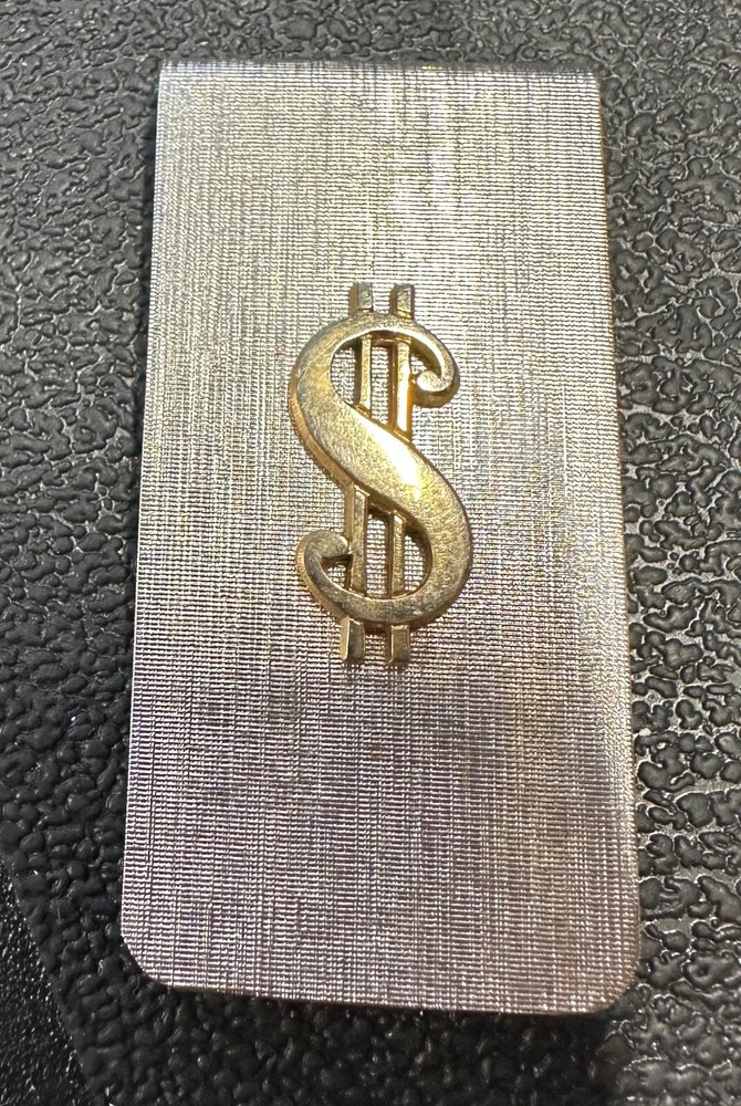 Vintage 1990s 2000s YTK Silver & Gold Money Clip