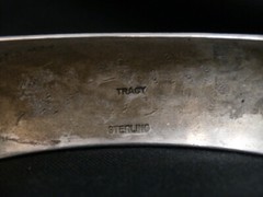 Unique Vintage Sterling Silver Aztec Engraved Cuff Bracelet. Make Offer! #g56