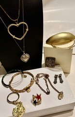 Mixed Lot Goldtone ~ Vintage Hearts ~ Retro Chic Belts , Alex&Ani ~ More !