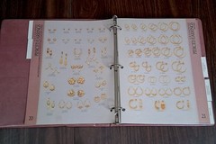 A&Z Hayward 14K Gold Jewelry Catalog Binder Earrings Chains Lockets Vintage 1990