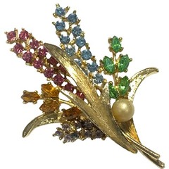 Arthur Hyacinth Brooch Mode-Art Vintage Pin