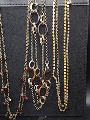 Estate Lot Vintage Contemporary Jewelry Necklaces Bracelet Earrings Rings 34 Pcs