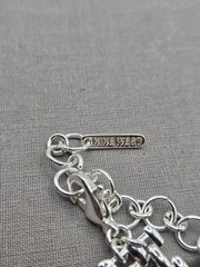 Vintage Silver Panther Link Necklace Wide Chain 20″ Classic Timeless Everyday