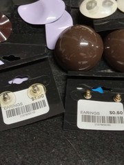 Costume Jewlery Earing Lot Of 74 Pair