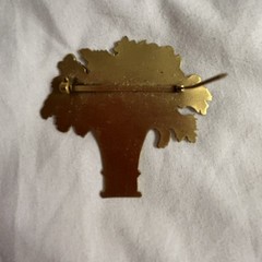 CONCORD MUSEUM MOSES GRANT BOSTON BASKET OF FLOWERS PIN BROOCH