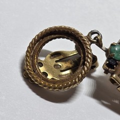 Vintage Possible Schreiner Juliana D&E Clip On Earrings Moroccan Matrix VGC