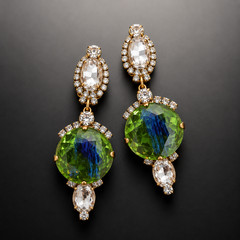 Luxury Rhinestone Long Dangling Clip-On Earrings – FREE SHIPPING
