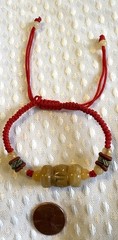 5pc LOT~ASIAN inspired JADE, Gemstone,etc~ Pendant NECKLACES & 1 BRACELET