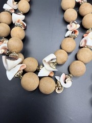Vintage Lot 7 Stone Gemstone Necklaces Amber Amethyst Turquoise Sodalite Shell