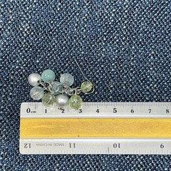 11 pair lot dangle pierced earrings glass acrylic metal stone pretty sparkle
