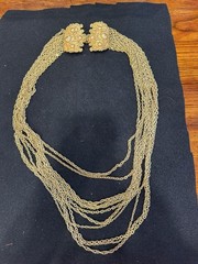 Vintage Crown Trefari 11 Strand Necklace 26”
