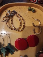 Vintage 80s 90s Colorful Earrings Lot 21 Pairs Pierced