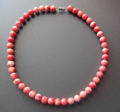 Vintage Pink Salmon /Angel Skin Coral Necklace Beads 84 gr