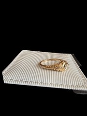 Antique Yellow Gold Old Cut Diamond Filigree Engagement Ring Size: 8