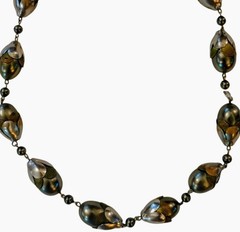 VTG Art Deco Necklace Machine Age Botanical German Modernist J. Bengel School