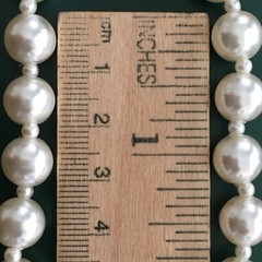 Pearl Necklace 114 Inches Hong Kong Faux