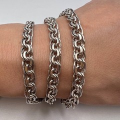 Vintage Heavy 925 Sterling Silver Chain Necklace 62cm 40g Unisex Hallmarked