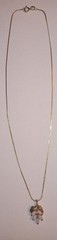 Vintage 1/20 14K GF 18″ Serpentine Chain Natural Opal Grape Cluster Pendant 2g