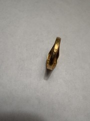 Vintage 19.2K Portuguese Gold Men’s Signet Ring 800 Hallmark Size 8.5 3.1g