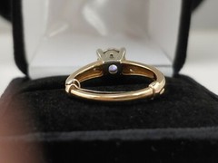 Vintage 14K White Gold Diamond Engagement Ring w/Jewelry Appraisal Papers
