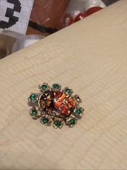 vintage delizza elster juliana de brooch