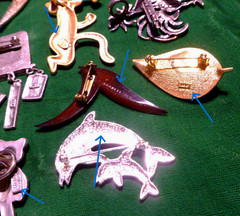 Vintage & Modern Designer Pin FIGURAL PINS, STICK PINS, TAC PINS Variety LOT