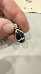 Berebi Regina Egg necklace SOLD BY EDGAR BEREBI Never worn COA Box Vintage
