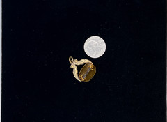 Vintage Watch fobs and charms yellow gold filled and sterling, five items