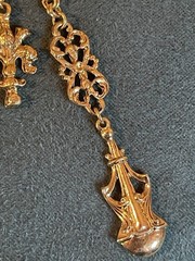 *RARE* ART Arthur Pepper Victorian Revival Tassel Pendant Necklace