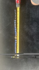 Signed Miriam Haskell Blue Bead Necklace Vintage