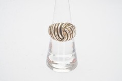 Vintage Sterling Silver 925 Ring Size 6.75 Textured K7