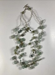 Lot Of 11 Vintage Miscellaneous Semi Precious Stone Necklaces
