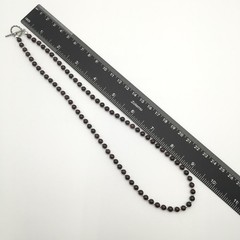 Silver Schark Handmade Sterling Silver & Garnet Toggle Necklace 20″ #98
