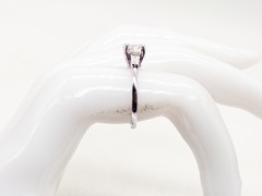 Vintage $6000 1.50ct Si1 H GIA CERTIFIED HEART CUT Diamond 14k White Gold Ring