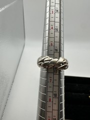 Vintage Sterling Silver .925 Made in Mexico Rope Chunk — 9.6 Grams Size 6