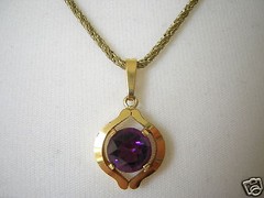 Necklace & Pendant Gemstone Theodor Klotz 5.1 G/44.5 Cm/2.2 X 1.1 Cm