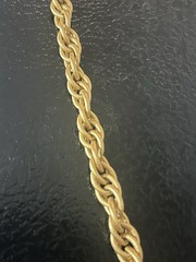 VTG Napier Gold Link Necklace 26 In
