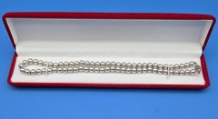 Vintage 16″ Sterling Silver 6 MM Polished Round Bead Ball Necklace 13.08 grams