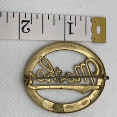 VTG 40’s Gold Cursive Mother LARGE Pin Brooch Victorian Mother’s Day BEAUTIFUL