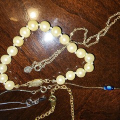 Vintage Avon and Others Lot of Necklaces and Bracelet 17 Pieces SKU41