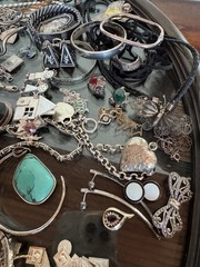 Huge 1,580 Grams VTG Sterling Silver 925 Jewelry Lot Bulk Wear Scrap Repair Sell