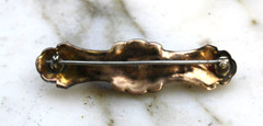 Antique Victorian Brooch/Pin, 10K GF with Pearl, Gorgeous
