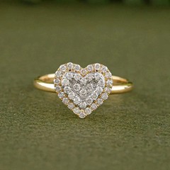 2Ct Round Cut Lab Created Diamond Women’s Wedding Ring 14k Yellow Gold Plated