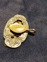 Vintage Home Made Ark Pendant For Necklace With 2 Elephants And The Ark