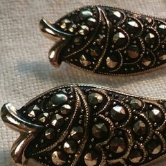 Vintage “Made In Germany” 2PCS Marcasite Brooch Fish 06-01-2022 45mm