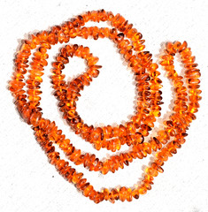 ✅118 cm=65gr RUSSIAN SOVIET BALTIC AMBER BEAD NECKLACE 琥珀 BRACELET STONE PENDANT